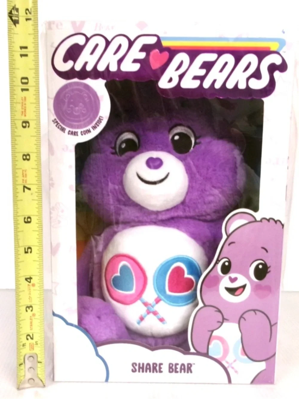 SHARE BEAR - Care Bear Plush Doll / Stuffy, 2020 Walmart Exclusive